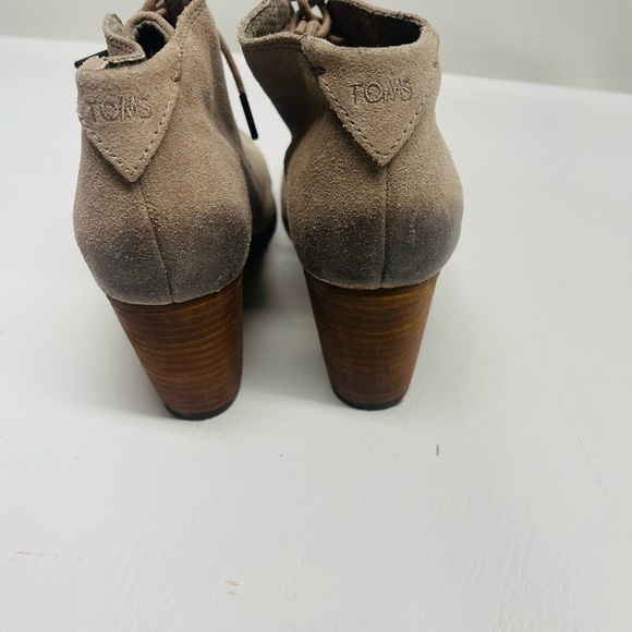 TOMS LUNATA BOOTIES LACE UP SIZE 7 - Picture 6 of 9